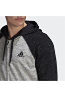adidas Essentials Melange Small Logo Erkek Sweatshirt