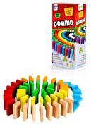 BEMİ Domino Akıl Hafıza Mantık Eğitici Zeka Strateji Çocuk Ve Aile Oyunu Sağlıklı Ahşap Kutu Oyunu