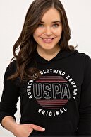 US Polo Assn Siyah Kadın Sweatshirt