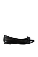 Fox Shoes Siyah Kadın Babet D726019509