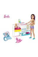 Barbie Bebek Bakıcısı Skipper Uyku Eğitiminde Oyun Seti Gfl38