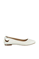 Fox Shoes Beyaz Kadın Babet B290080109