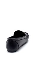 Derimod Kadın Siyah Toka Detaylı Loafer Ayakkabı
