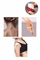 One Spray Tattoo Çiçek Desenleri Dövme Şablonu Ve Kına Desenleri 5 Adet