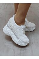 کفش عروس پاشنه پنهان داخل کفش لباس عروس کفش پاشنه بلند راحت فوق العاده اسپرت-thumb