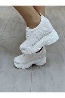 کفش عروس پاشنه پنهان داخل کفش لباس عروس کفش پاشنه بلند راحت فوق العاده اسپرت-thumb