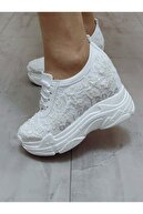 کفش عروس پاشنه پنهان داخل کفش لباس عروس کفش پاشنه بلند راحت فوق العاده اسپرت-thumb