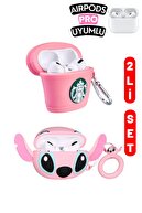 Pink Starbucks and Stitch