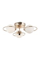 لوستر رزگلد 3 تکه اوپال شیشه ای-thumb