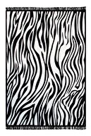 Kate Louise Çift Taraflı Kilim - Zebra