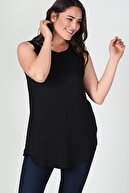 Moda Cazibe Kadın Kolsuz Viskon Basic Bluz M9125