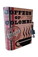 PRATİK DEKOR Kitap Kumbara Colombia Kahve