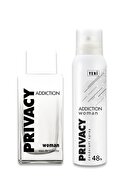 Privacy Addiction Edt Kadın Parfüm 100 ml + 3'lü Deodorant 150 ml ADD1-2