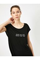Koton Kadın Yazili Baskili T-shirt