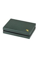 ست فندکی بنزینی جای کارت کمربند کیف پول مردانه اسپرت قهوه ای رنگ جعبه دار-thumb