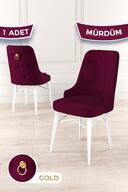 Chair Damson / Legs White