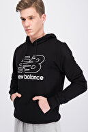 New Balance Erkek Sweatshirt - V-MTH809-BK