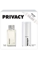 Privacy Edt Kadın Parfümü 100 ml + 3'Lü Deodorant 150 ml 507646-2