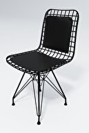 Kenzlife Knsz Kafes Tel Sandalyesi 6 Lı Mazlum Syhsyh Sırt Minderli Ofis Cafe Bahçe Mutfak