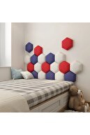 White-Red-Navy Blue