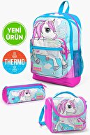 Blue Neon Pink Unicorn