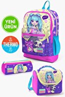 Purple Pink Anime Girl