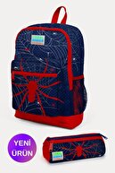 Red Spider Navy Blue