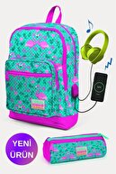 Sea Green Pink Flamingo