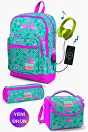 Sea Green Pink Flamingo