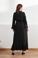 Melisita Kadın Siyah Aline Elbise fw01946eb