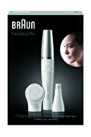 Braun FaceSpa Pro 910 Şarjlı Yüz Epilatörü Beyaz/Gümüş