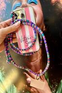 طلسم بند گردن بنفش تلفن سازگار با تمام قاب ها-thumb