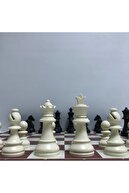 Yeni Satranç Profesyonel Satranç Takımı (95MM - AĞIRLIKLI - YEDEK VEZİRLİ)