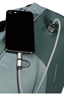 کوله پشتی نوت بوک KH8-14-001 14.1 اینچی STACKD BIZ، کوله پشتی لپ تاپ سبز نعنایی-thumb