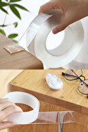 نوار شفاف دو طرفه، نوار چسب بسیار قوی ضد آب عملی 180 سانتی متر-thumb