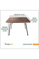 صندلی و میز کمپینگ تاشو 3 تکه-صندلی پیک نیک قابل حمل باغچه-میز-thumb