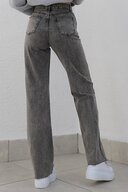 شلوار برفی دودی لایکرای طلایی زنان توکیو سوپر فاق بلند شلوار گشاد-thumb