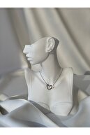 Kalp Harf Kolye — Silver
