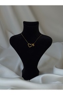 Kalp Harf Kolye — Gold