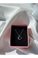 Ay & Yıldız Kolye — Silver — 2. görsel