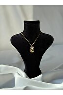 Gold Tarot Kart Kolye
