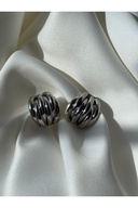 Büyük Vintage Küpe — Silver — 3. görsel