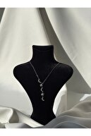 Silver Ay Yıldız Kolye — 3. görsel