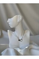 Kalp Harf Kolye — Silver