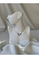 Kalp Harf Kolye — Silver