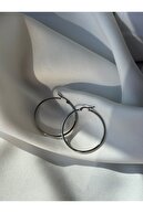 Küçük Halka Küpe — Silver — 3. görsel