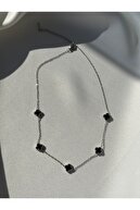 Dört Yaprak Kolye — Silver — 3. görsel