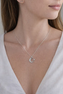 Ay & Yıldız Kolye — Silver — 3. görsel