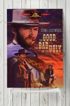 Postermanya Lacivert The Good The Bad And The Ugly İyi Kötü Ve Çirkin Film Afişi 50x70 cm - 1