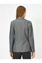 Koton Kadın Gri Ceket - 3